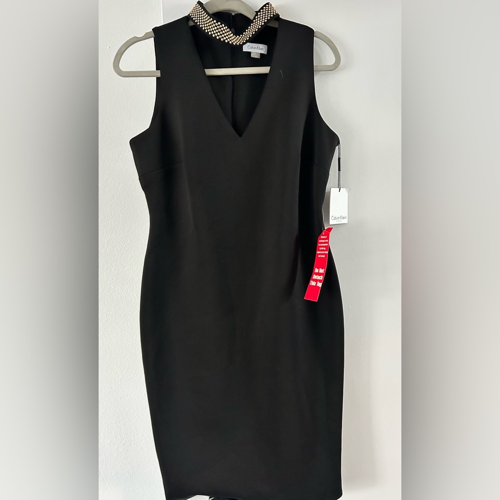 Calvin Klein Black Midi Dress